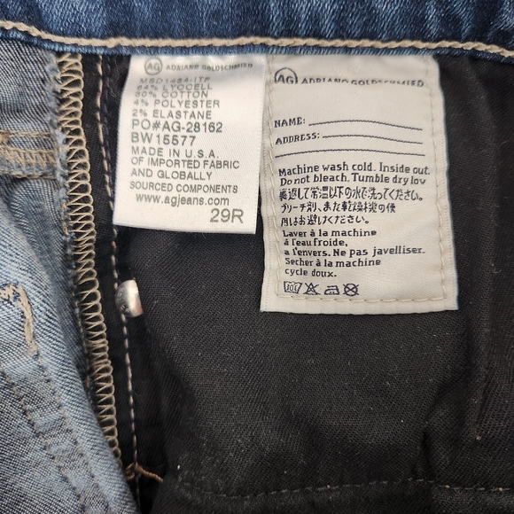 AG Adriano Goldshmied  The Prima midrise cigarette jeans 29R - Picture 6 of 6